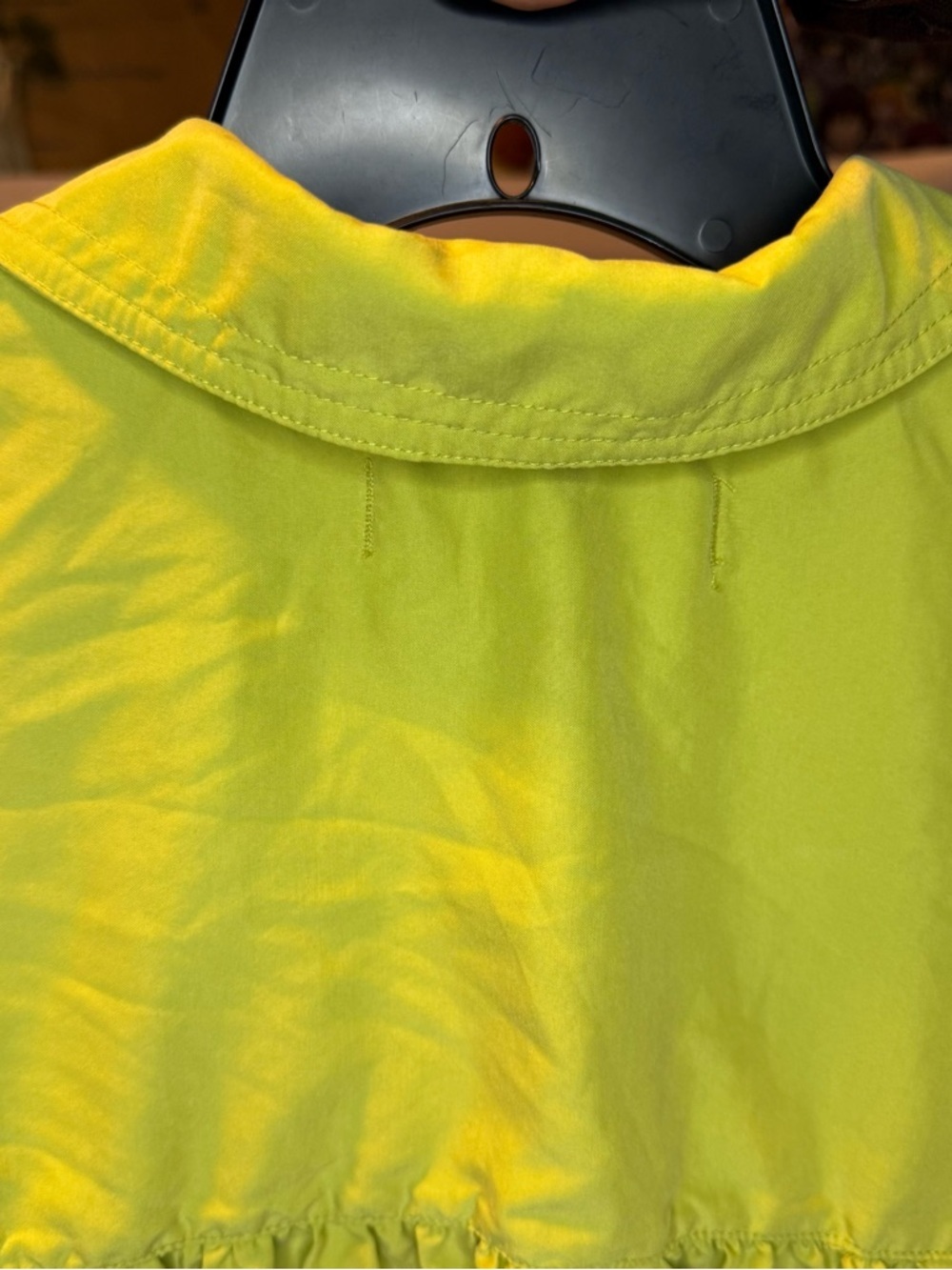 We The Free Large Olive Green Oversized Button-Front Shirt - Picture 8 of 15
